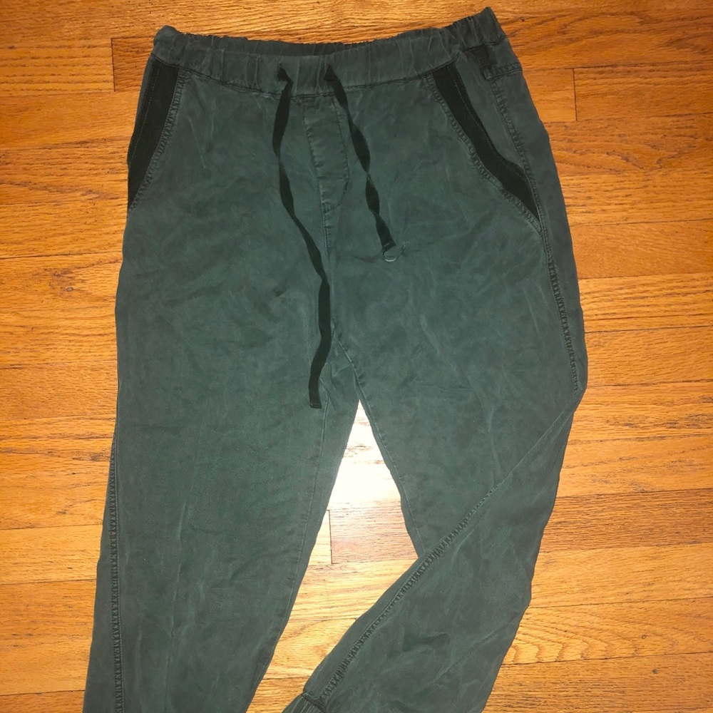 Anthropologie army green joggers